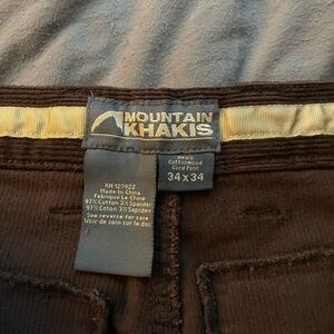 Mountain Khakis corduroy